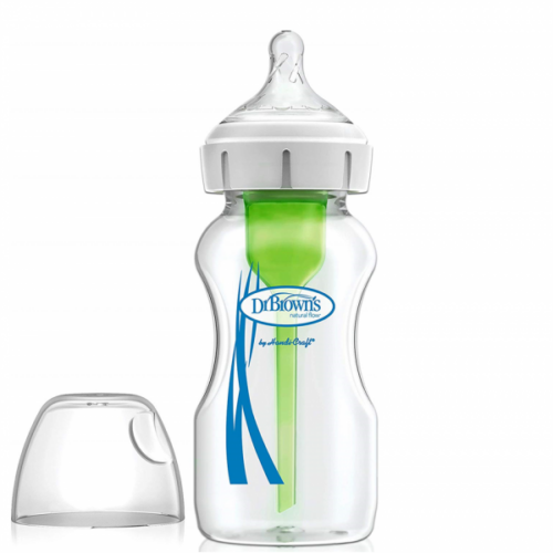Plastic baby bottle Dr Brown's options+