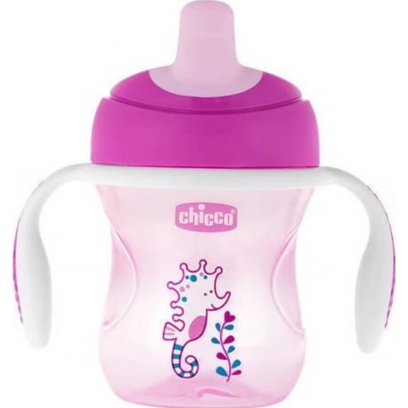 Chicco training cup 6m+ 200ml Pink