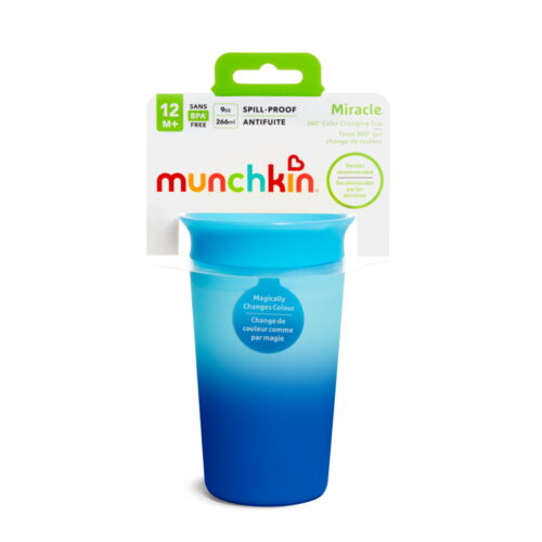 Κύπελο Miracle 360° Munchkin Color Changing Cup 296ml Blue