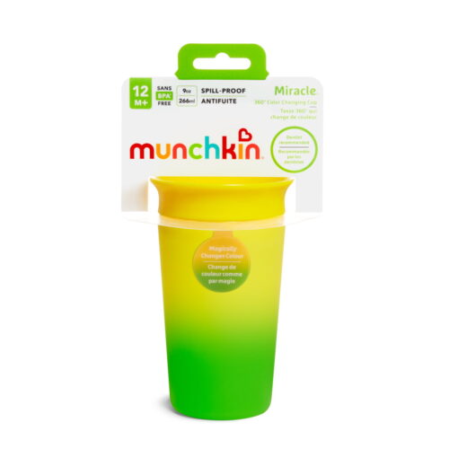 Miracle 360 Munchkin Cup Munchkin Cup colour changer 296ml yellow